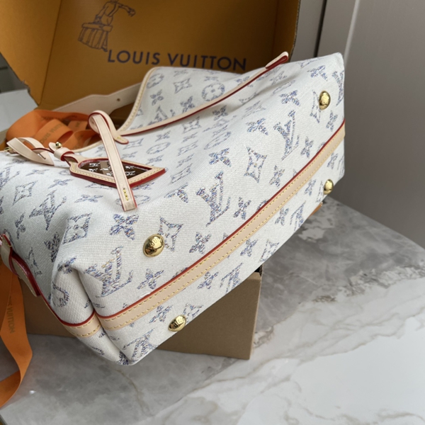 ルイヴィトンバッグ素材ディテール